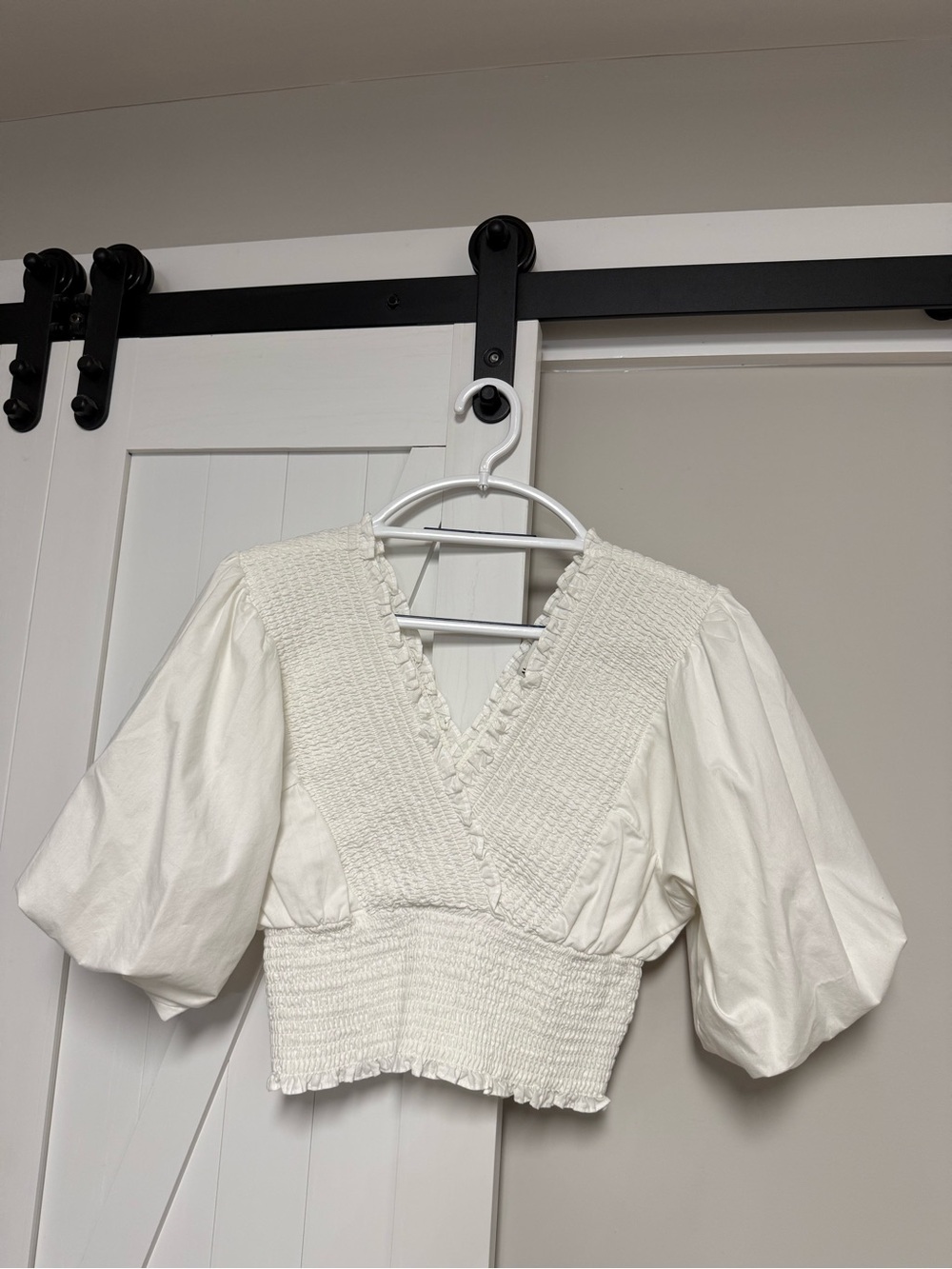 A&F Puff-Sleeve Top